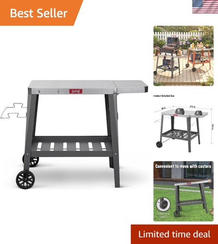 Outdoor grill table rolling - outdoor, table,