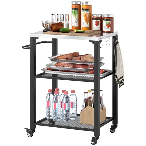 Outdoor grill cart pizza - grill,