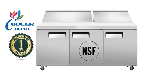 New commercial prep table - new,